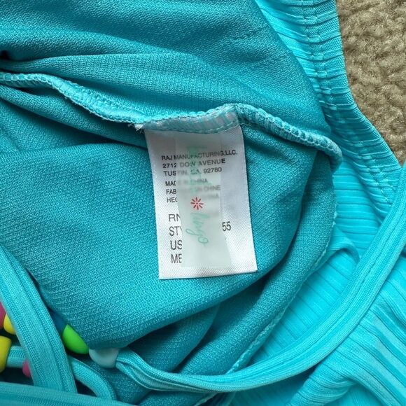 Beach Lingo Pony Bead One-Piece Size 12 - Picture 4 of 5